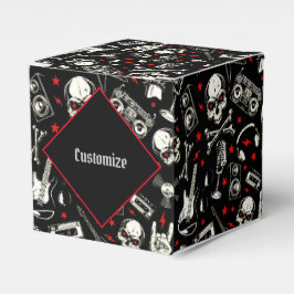 Personlig Retro Heavy Metall Mönster Presentaskar