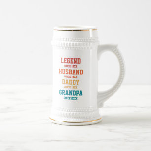 Personlig Retro Legend Make pappa Grandpa Sejdel