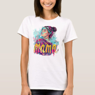 Personlig Retro Mamma art. 13 T-Shirt