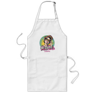 Personlig Retro Mamma art. 16 Långsiktig Apron Långt Förkläde