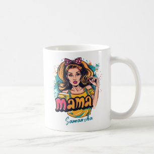 Personlig Retro Mamma artikel 10 Kaffemugg