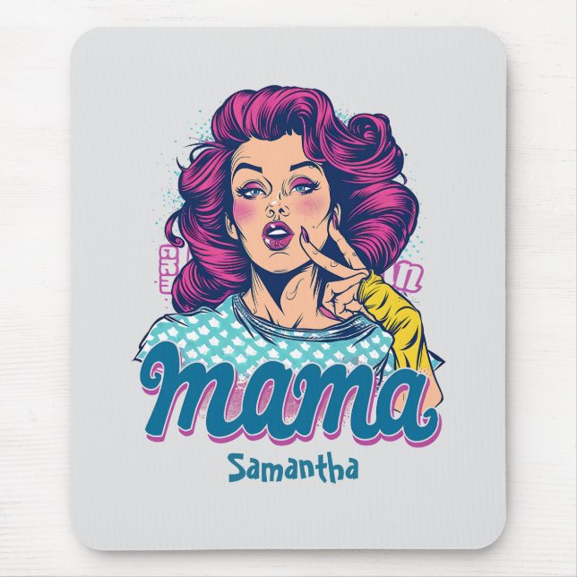 Personlig Retro Mamma artikel 11 Musmatta (Framsidan)