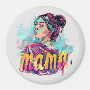 Personlig Retro Mamma artikel 13 Magnet