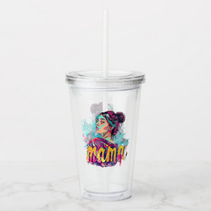Personlig Retro Mamma artikel 13 Take Away Mugg