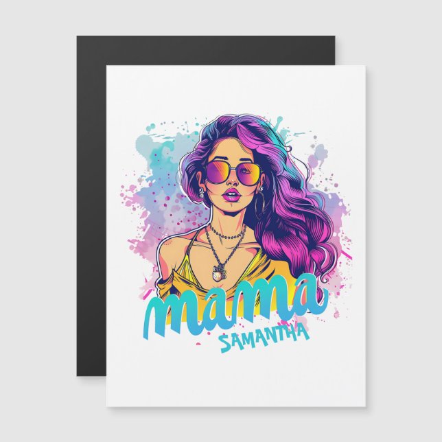 Personlig Retro Mamma artikel 15 (Fram/baksida)