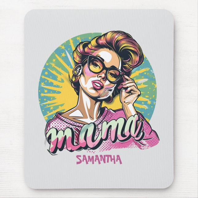 Personlig Retro Mamma artikel 16 Musmatta (Framsidan)