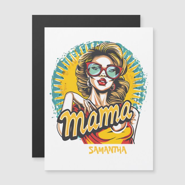 Personlig Retro Mamma artikel 17 (Fram/baksida)