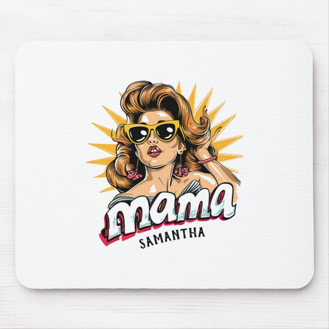 Personlig Retro Mamma artikel 1 Musmatta (Framsidan)