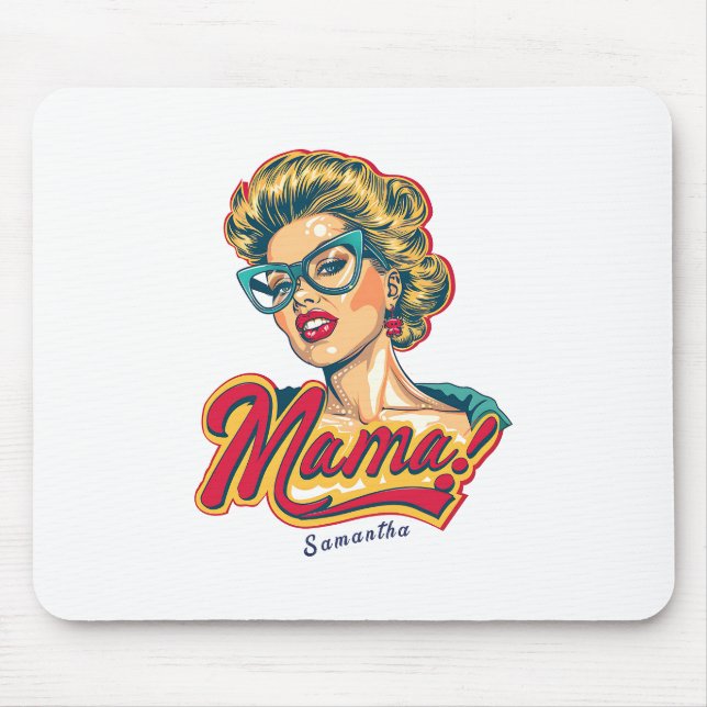 Personlig Retro Mamma artikel 2 Musmatta (Framsidan)