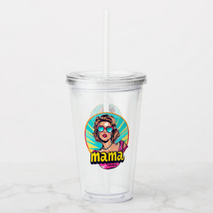 Personlig Retro Mamma artikel 3 Take Away Mugg