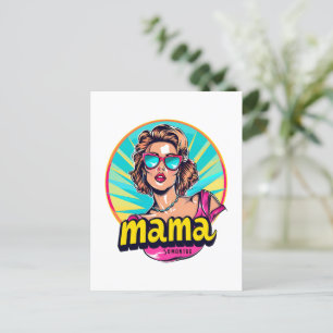 Personlig Retro Mamma artikel 3 Vykort