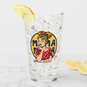 Personlig Retro Mamma artikel 4 Glaskopp
