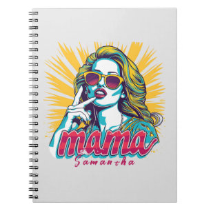 Personlig Retro Mamma artikel 5 Anteckningsbok