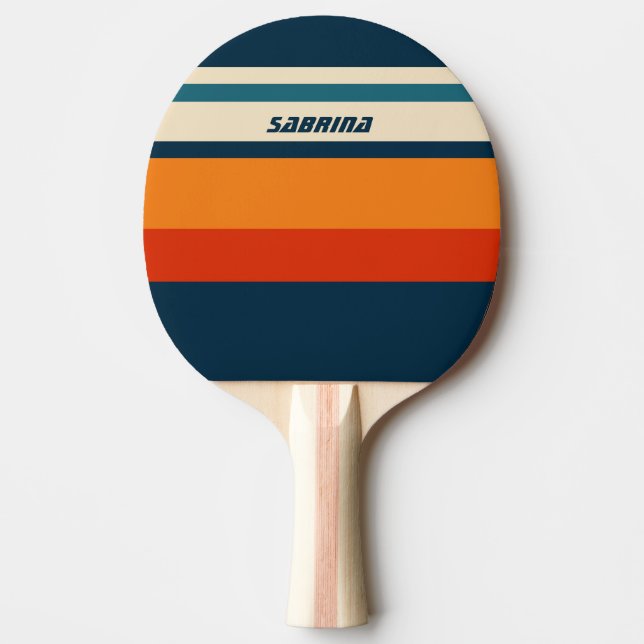 Personlig Retro Pingisracket (Framsidan)
