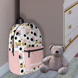 Personlig Retro Polka Dot Rosa