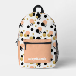 Personlig Retro Polka-punktpersika