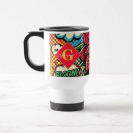 Personlig Retro Tecknad Bok Pop Art Poinsettia Resemugg