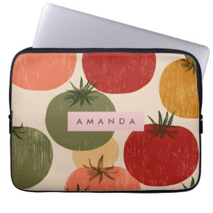 Personlig Retro Trädgårdsstil Tomatodling Laptop Fodral