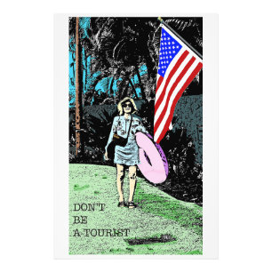 Personlig Retro Travel Poster