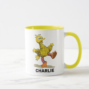 Personlig retrokonst Stor fågel Mugg