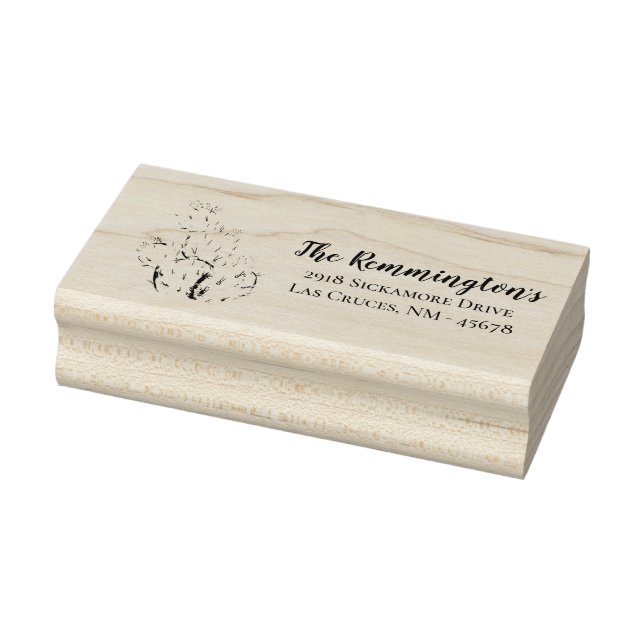 Personlig Returadress Frimärke Boho Llama Bohem Stämpel (Stämpel)