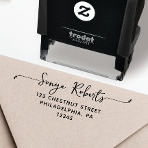 Personlig Returadress Self-Inking Frimärke