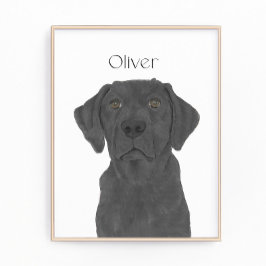 Personlig Reversible Black Labour Art Fototryck