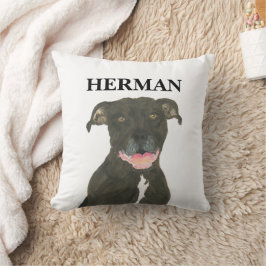 Personlig Reversible Black Pitbull-Hund Kudde