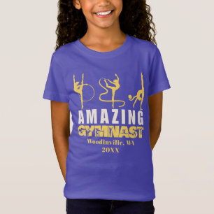 Personlig Rhythmic Gymnastic Location Date Namn T Shirt