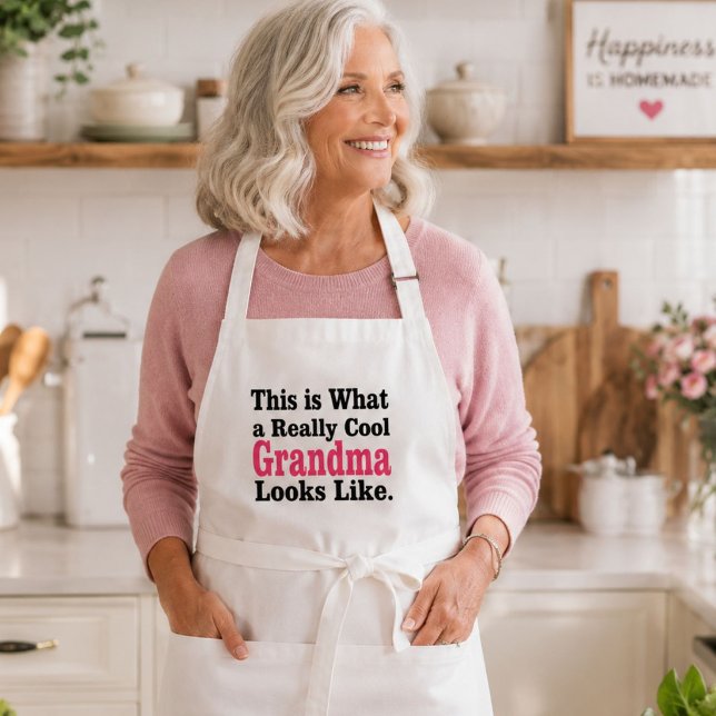 Personlig riktigt cool mormor ser ut som förkläde (Skapare uppladdad)