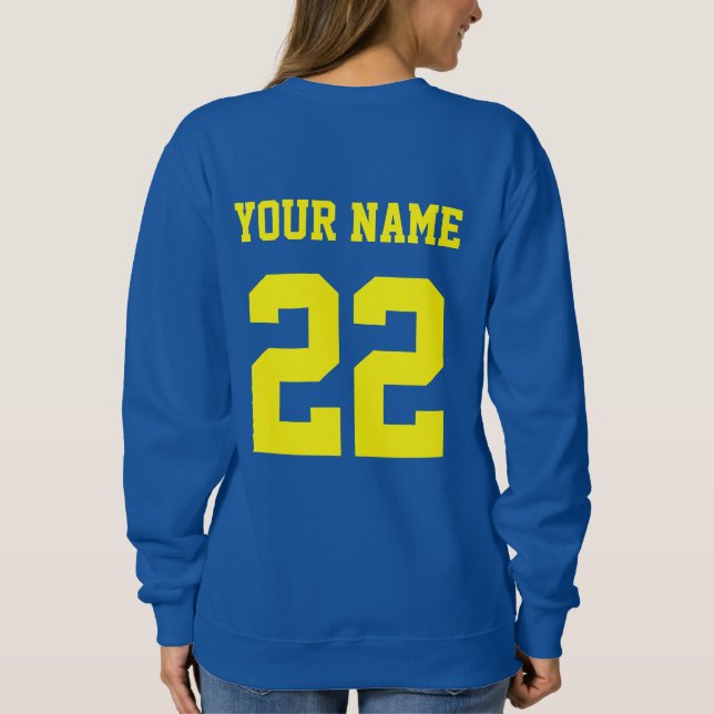 Personlig Ringette Girl Ringette-spelare T Shirt (Baksida)