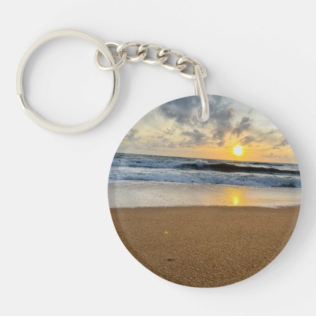 Personlig Ris stranden tropiska sandhav (Framsidan)