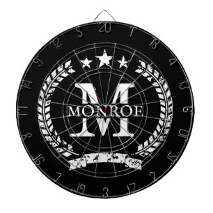 Personlig ritbord med vintagens vapensköld monogra darttavla