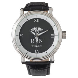 Personlig RN Medical Symbol Nurse Roman Dial Armbandsur