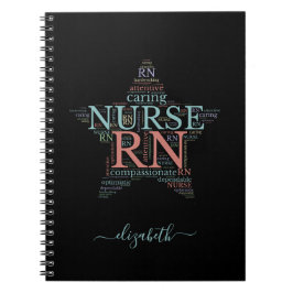 Personlig RN Nurse Star Anpassningsbar bärbar dato Anteckningsbok