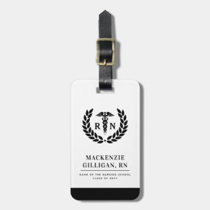 Personlig RN Nursing School Studenten Elegant Bagagebricka