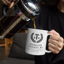 Personlig RN Nursing School Studenten Elegant Kaffemugg