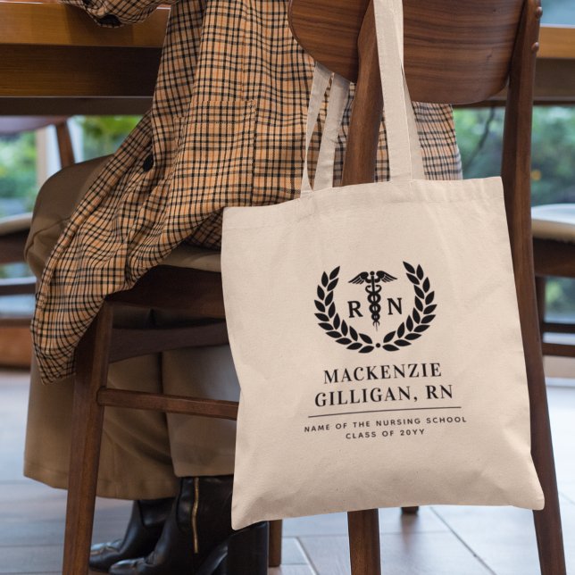 Personlig RN Nursing School Studenten Elegant Tygkasse (Skapare uppladdad)