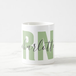 Personlig RN Registered Nurse Studenten Gift Kaffemugg