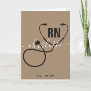 Personlig RN Registered Nurse Studenten Kort
