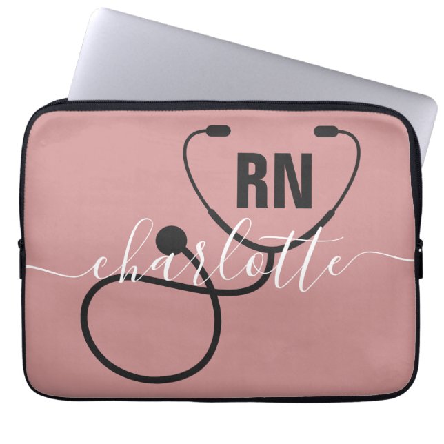 Personlig RN Registered Nurse Studenten Laptop Fodral (Framsidan)