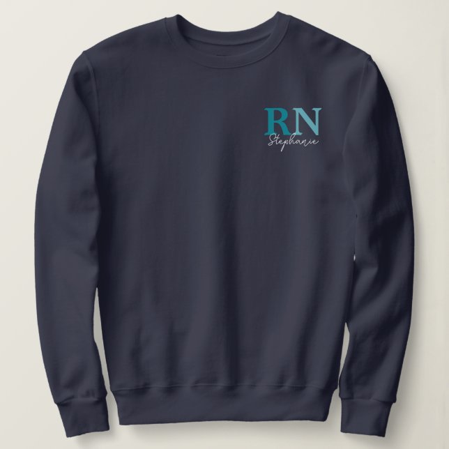 Personlig RN Registered Nurse Studenten T Shirt (Design framsida)