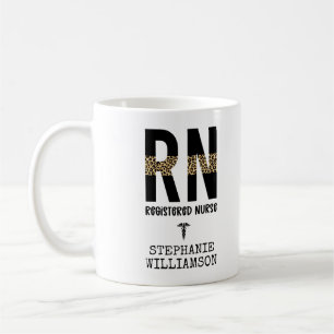 Personlig RN-registrerade Studenten-gåvor Kaffemugg