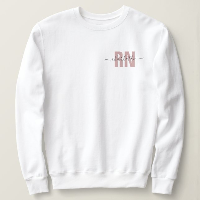 Personlig RN-registrerade Studenten-gåvor T Shirt (Design framsida)