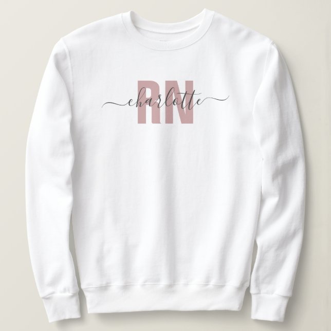 Personlig RN-registrerade Studenten-gåvor T Shirt (Design framsida)