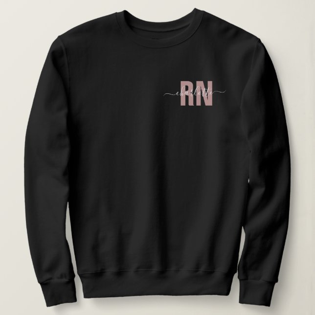 Personlig RN-registrerade Studenten-gåvor T Shirt (Design framsida)