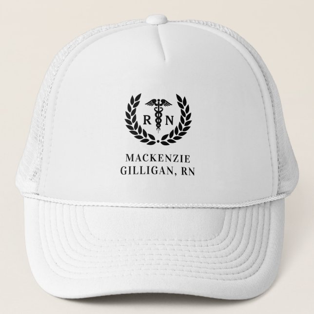 Personlig RN-sjuksköterskeutbildning Examen Elegan Keps (Framsida)