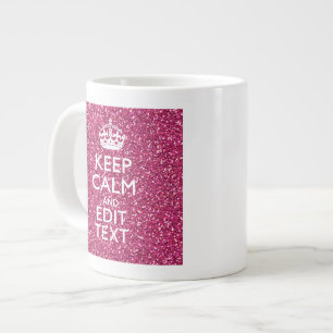 Personlig Ro Behålla Lugn Decor Jumbo Mugg