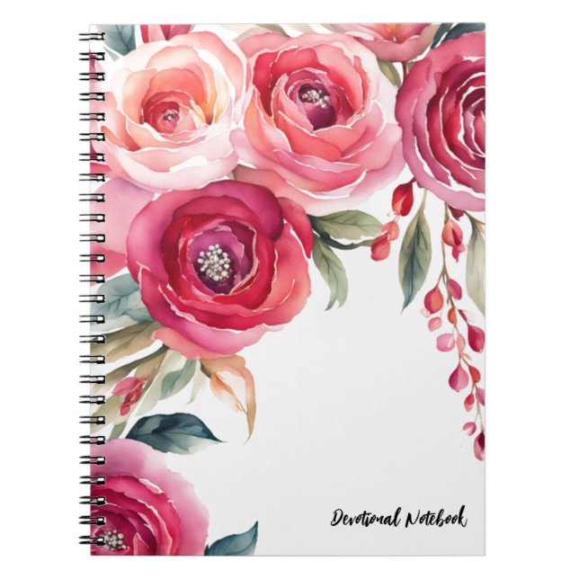 PERSONLIG: Ro | Devotional Notebook Journal Anteckningsbok (Framsidan)