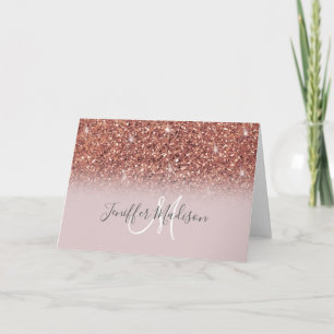Personlig Ro Glitter driver giftigt lyxlyx från Gu Kort